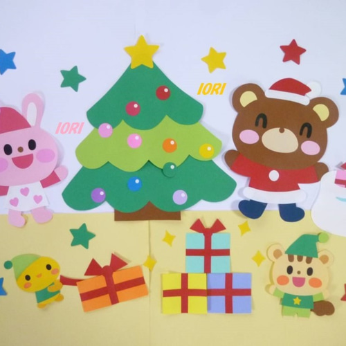 送料無料》壁面飾り クリスマス ツリー 12月 その他アート