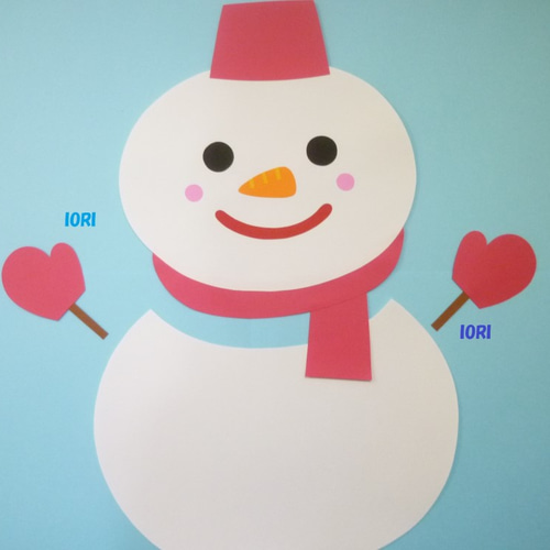 壁面飾り♪ 特大♪ 冬／雪だるま＆結晶♪ 雑貨・その他 IORI  