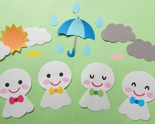 梅雨☆てるてる坊主ちゃん&カタツムリ 0_1d203e9091e5cabce49f597c172e