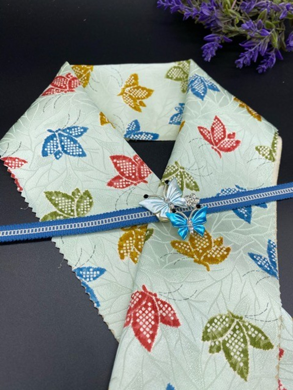 ゲリラ企画】0270半襟&帯留め付き帯締め 早い者勝ち❤︎ 和装小物（帯