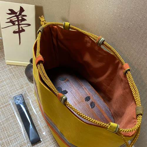 五点セット わっぱ桜小判弁当箱2色から選べる 着物アプリバック 箸袋 