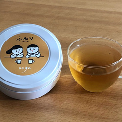 【送料無料】日本茶ひとゆた　缶入り　2種セット 4枚目の画像