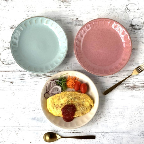 カレー・パスタ皿 リムクーププレート 磁器 黒白｜大人