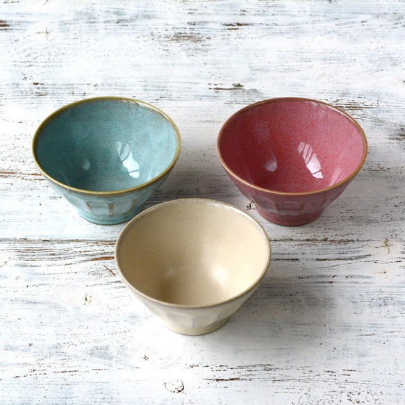 和食器 お茶碗 フルート 3color 日本製 /r107 6枚目の画像