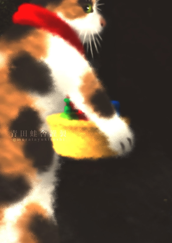 猫又親分／ジクレー版画 4枚目の画像