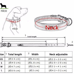 愛犬用☆専用オーダー☆　ネーム＆TELナンバータグ付　首輪　犬用　XS～Sサイズ 4枚目の画像