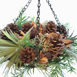 sale! UP++natural hunging wreath 3枚目の画像