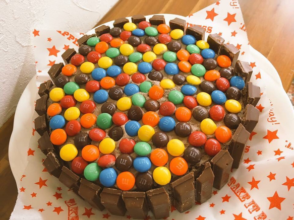 ☆一緒にチョコトッピングしてね☆スペシャルチョコレートケーキ