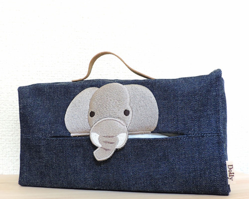 ゾウさんティッシュボックスぞうさんティッシュカバー