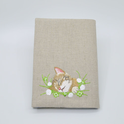 mina perhonen jungle relief A6 ミナペルホネン の刺繍生地 ブック