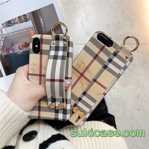 バーバリー iphonexs max ケース パロディ 大人可愛い iPhone