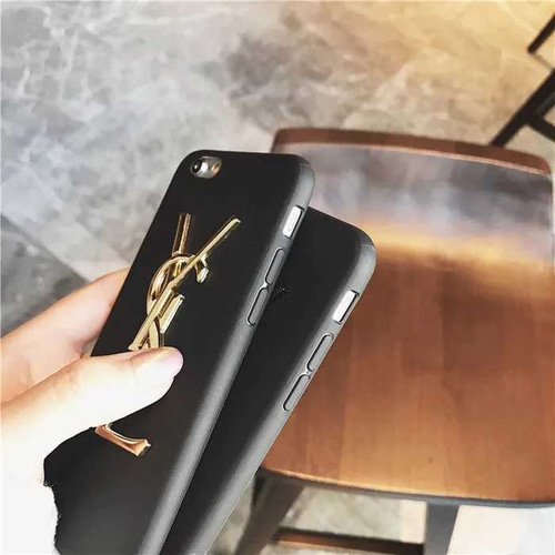 メンズ向け YSL iPhoneケース ブラック イブサンローラン iphoneケース