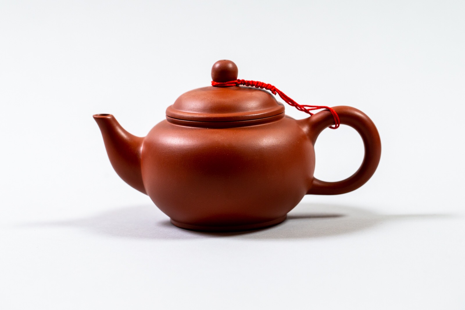 宜興紫砂壺 西施壺（閻明奉・赤茶）急須｜中国茶器の専門店
