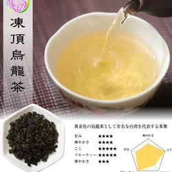 台湾茶 茶器 茶葉 本格おすすめ入門セット（登頂烏龍茶、ジャスミン茶、蜜香紅茶、東方美人茶、文山包種茶）中国茶 4枚目の画像