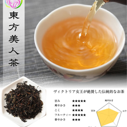 台湾茶 茶器 茶葉 本格おすすめ入門セット（登頂烏龍茶、ジャスミン茶、蜜香紅茶、東方美人茶、文山包種茶）中国茶 6枚目の画像