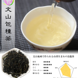 台湾茶 茶器 茶葉 本格おすすめ入門セット（登頂烏龍茶、ジャスミン茶、蜜香紅茶、東方美人茶、文山包種茶）中国茶 7枚目の画像
