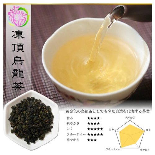 最高級 台湾茶ギフトセット （凍頂烏龍茶、東方美人茶、文山包種