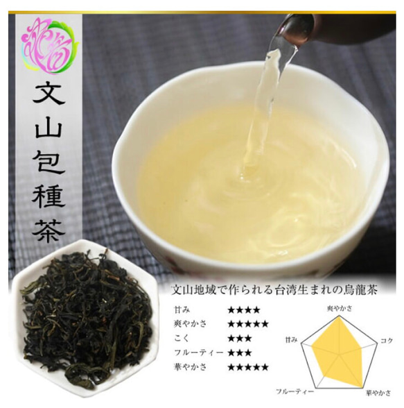 最高級 台湾茶ギフトセット　（凍頂烏龍茶、東方美人茶、文山包種茶）中国茶 4枚目の画像