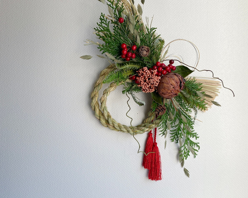 しめ縄2022 しめ縄リース Tida Flowerのしめ縄リース 2022-2023 オンラインストアモデル