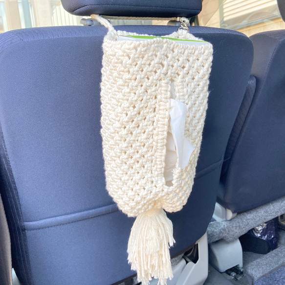 車用ティッシュボックスカバー 吊り下げタイプ その他インテリア雑貨