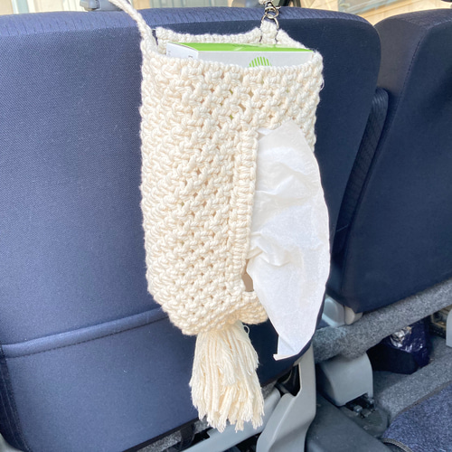 BOXティッシュカバー  車用 ハンドメイド BOXティッシュカバー 車用 ハンドメイド How to make a suspended