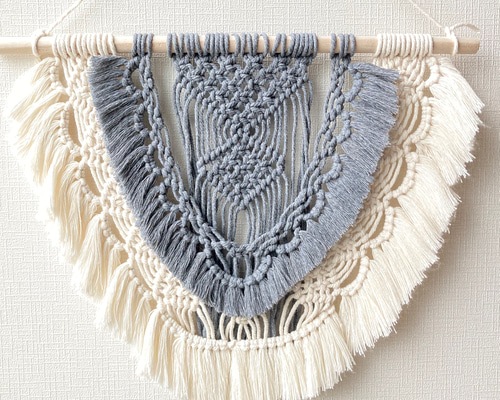 ＊再販＊ NO.15 マクラメタペストリー 送料無料】マクラメタペストリー No.09 タペストリー・壁掛け