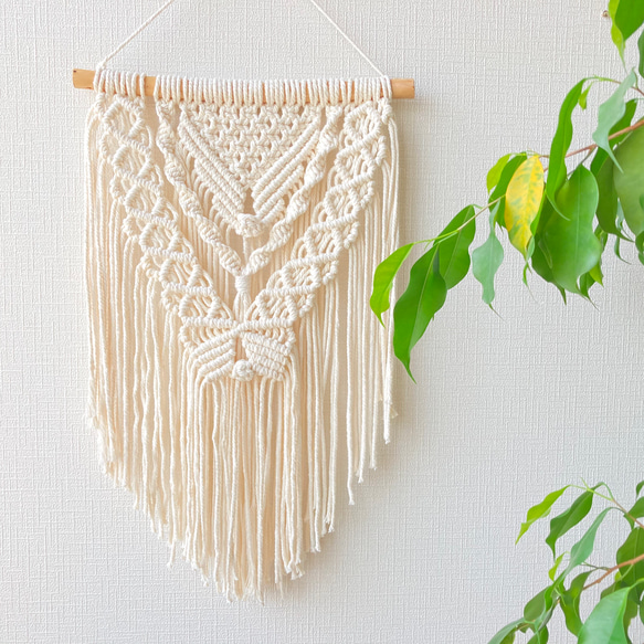 送料無料】マクラメタペストリー No.11 タペストリー・壁掛け マクラメ