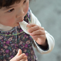 知育玩具 ミニセラリーナ2音 ライオン 息吹き練習に♪ 1枚目の画像