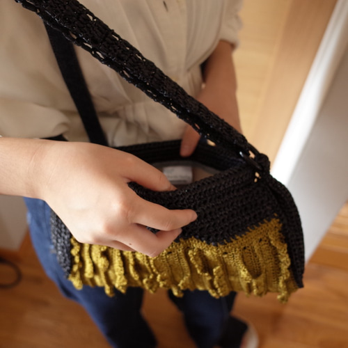 ♡バイカラーフリルショルダーストラップ♡ ニコアンド misayo フリル