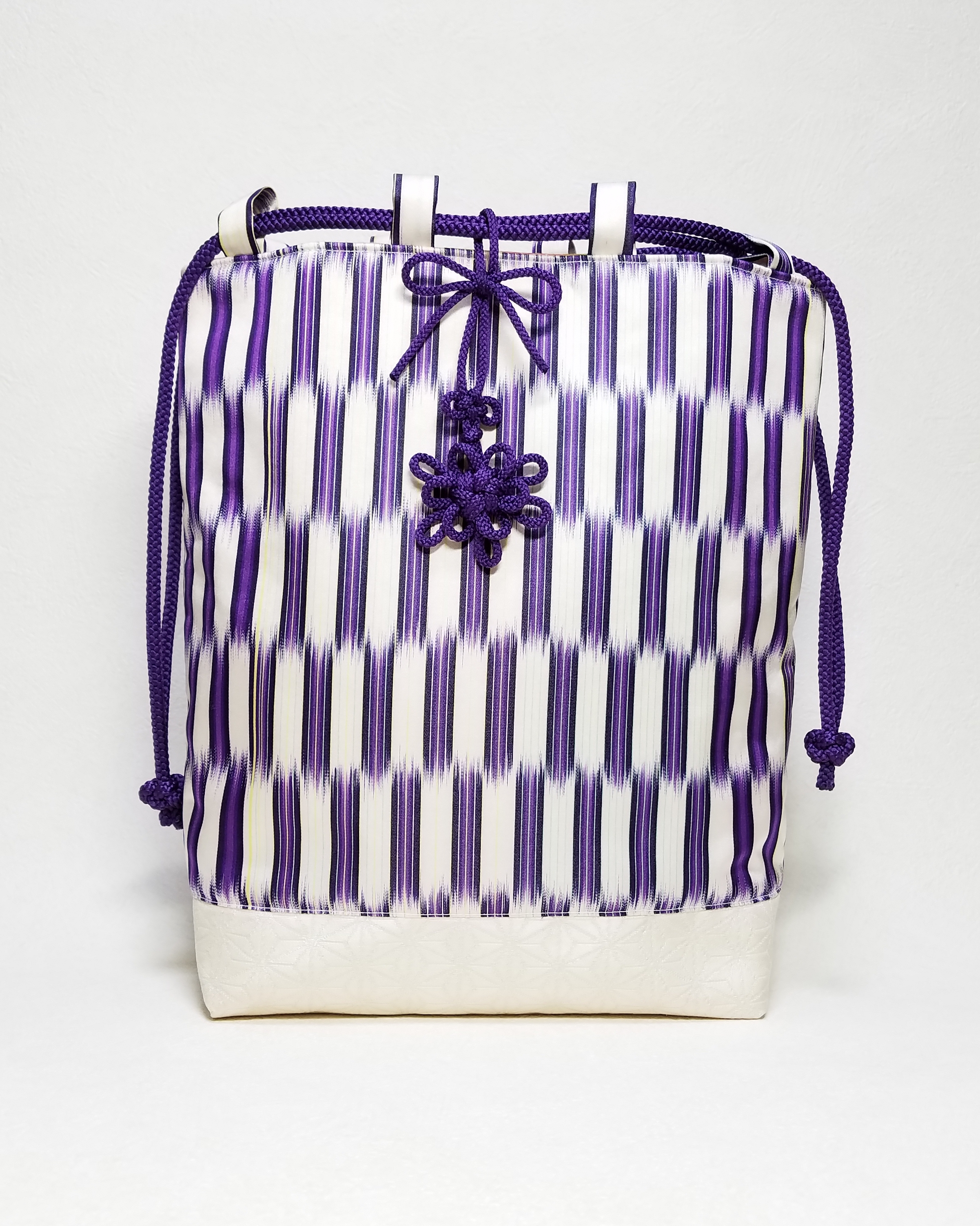 正絹着物生地  大容量  信玄袋    御朱印帳巾着袋  巾着ショルダーバッグ