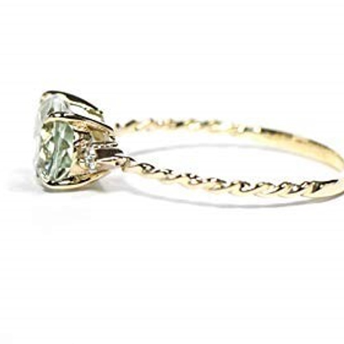 K10 グリーンアメシスト リング BS0355 指輪・リング kyfactory 通販