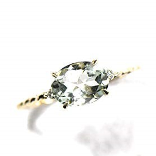 K10 グリーンアメシスト リング BS0355 指輪・リング kyfactory 通販