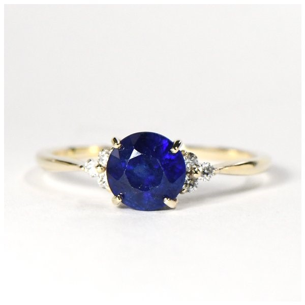 ダイヤモンド　サファイア　リング　指輪 K10 ブルーサファイア ダイヤ リング BS0433CI 指輪・リング