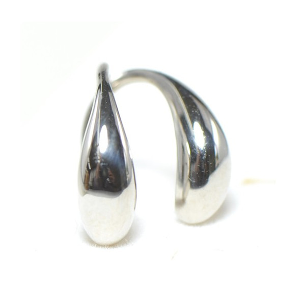 Pt900 ドロップ ピアス フック【M】BR0966CI-28 ピアス（フック