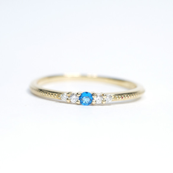 K18 アウイナイト ダイヤ リング BZ016BS 指輪・リング