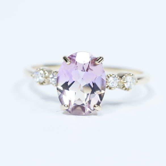 K10 アメトリン ダイヤ リング ティナ BZ035BS