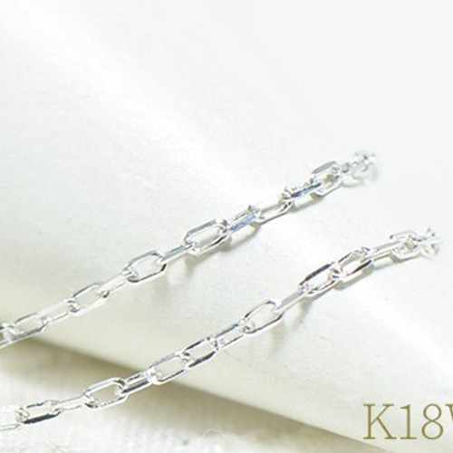 ひろき ゴールド40cm24mm K10 カットアズキ チェーン 40cm ゴールド ネックレス 線径約0.24mm