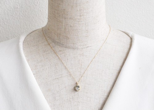 K10 グリーンアメシスト ダイヤ ペンダント BT080