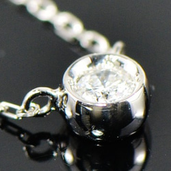 プラチナ900 ホワイトダイヤモンド ペンダント BO017CIG 4枚目の画像