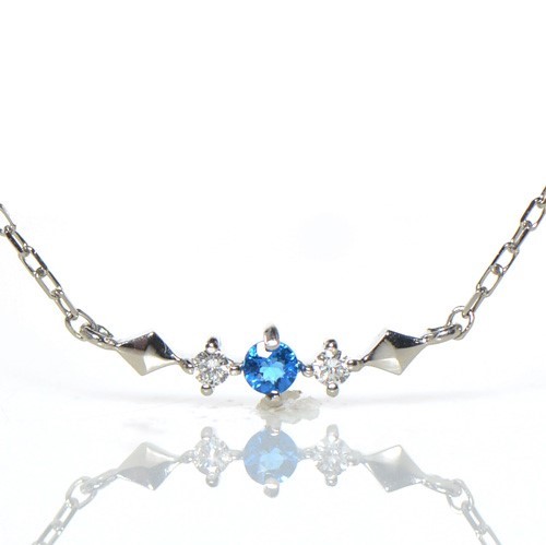 プラチナ900 アウイナイト ダイヤ ペンダント BZ029BS