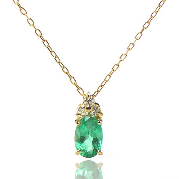 ⭐︎ゆーこさん⭐︎k18 エメラルド ダイヤモンド ペンダントトップ ⭐︎ゆーこさん⭐︎k18 エメラルド ダイヤモンド ペンダントトップ K18