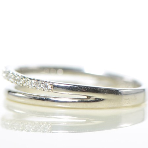 プラチナ ダイヤモンド リング ハーフエタニティー YK-BD0744 指輪