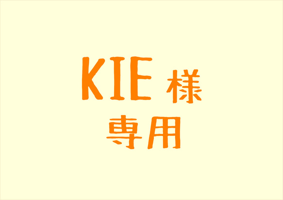 KIE様専用 1枚目の画像