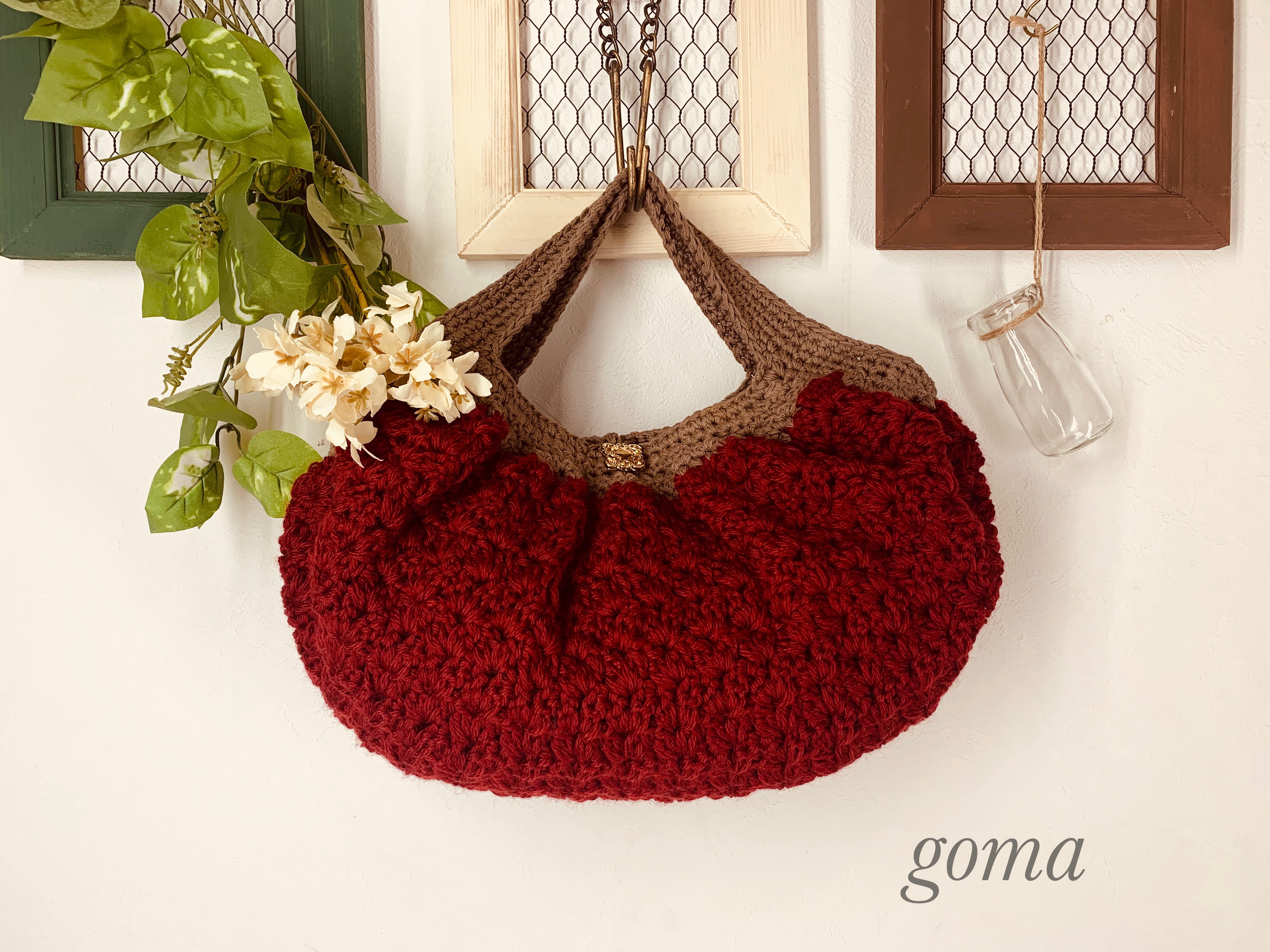 【ぽんぽこりん】ふっくらリンググラニーバッグ【M】【S】 ぽんぽこりん様専用】ふっくらリンググラニーバッグ【M】【S】