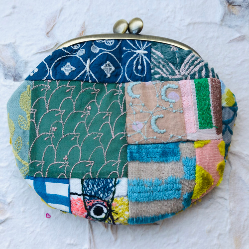 ミナペルホネン ハギレがま口ポーチ ポーチ luckychiner 通販 11136593