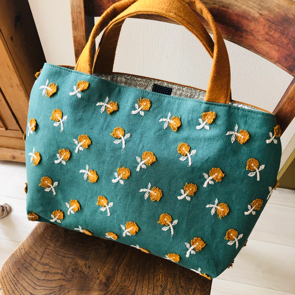 ⭕️美品 ミナペルホネン mina perhonen. 復刻柄 パニーニバッグ 000000258319_hEybrJa.jpg