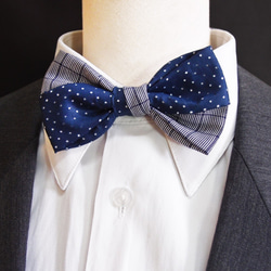 繁星雙色藍領結bow tie 第1張的照片