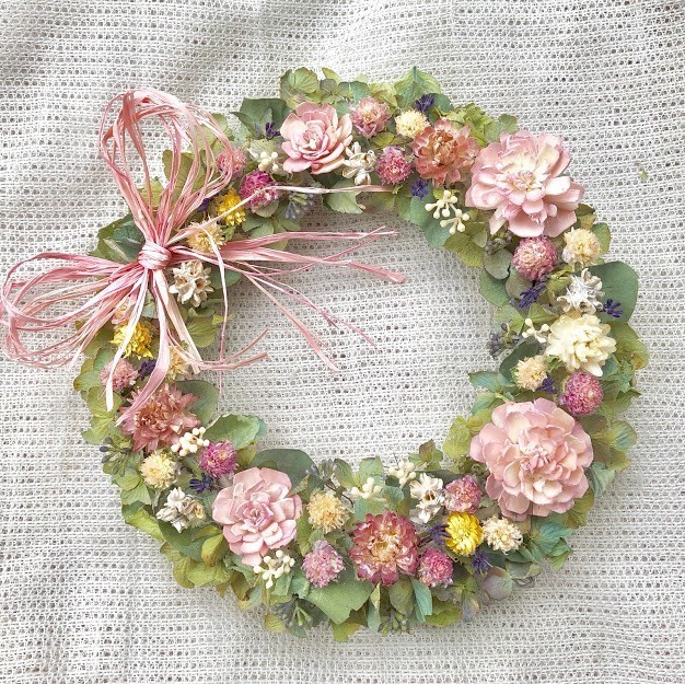 1.秋色水無月丸リース 1.秋色水無月丸リース