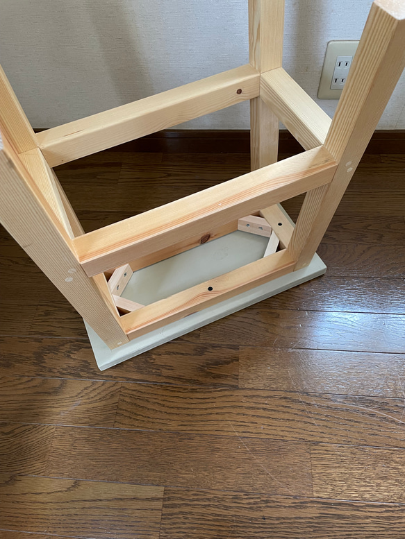 アンティーク　シャビー　猫スタンド　花台　サイドテーブル　チェアー 6枚目の画像