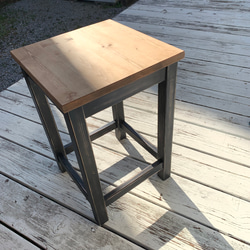 伝統技法ほぞ組】四方転び 木製フラワースタンド 幅35cm×高さ45cm